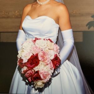 Two piece wedding dress